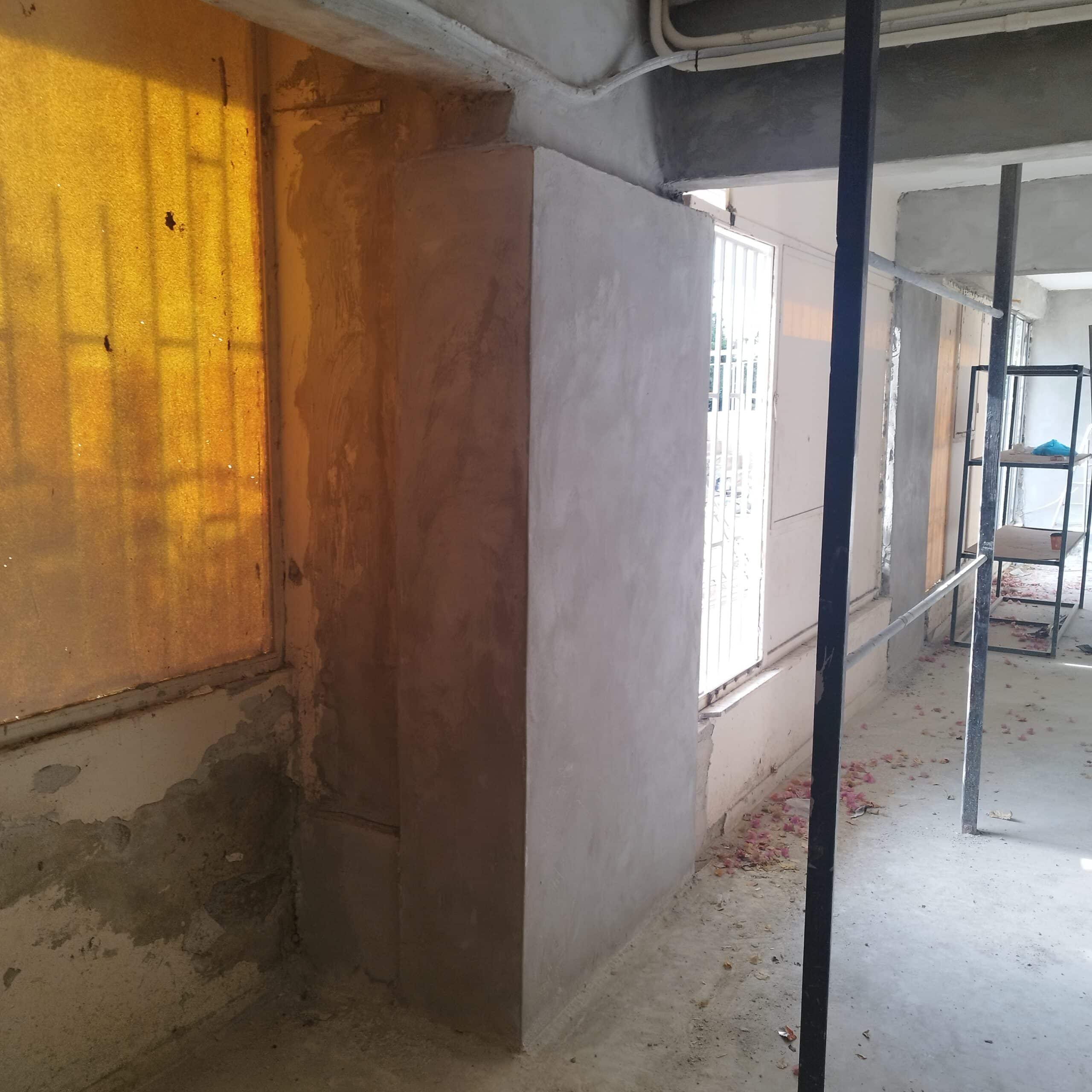 BUILDING RESTORATION WORKS IN DAFNI -